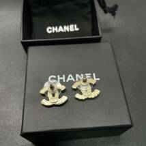 美品 CHANEL シャネル ピアス　A12A ココマーク 正規品 CH03A112_画像8