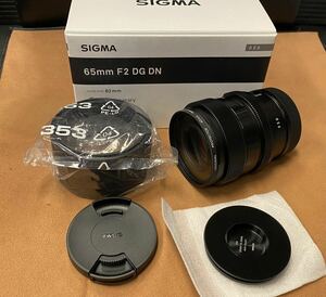 SIGMA 65mm F2 DG DN Contemporary Lマウント ほぼ新品 シグマ ライカマウント 送料無料