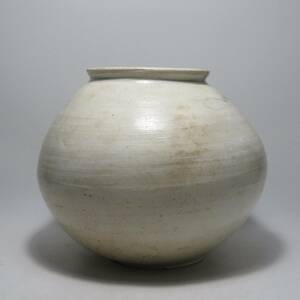 韓国美術　李朝　高麗　白磁　丸壺　月亮罐　染付　白釉　時代品　