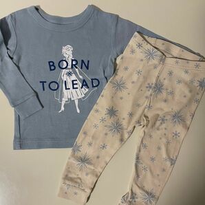 babyGAP Disney GAP 長袖　ホームウェア　上下セット アナ雪　12-18ヶ月