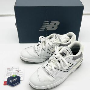 【27㎝ 箱、タグ付】new balance BB550PWA スニーカー 白 White ニューバランス ローカットスニーカー NB ホワイト 靴の画像3