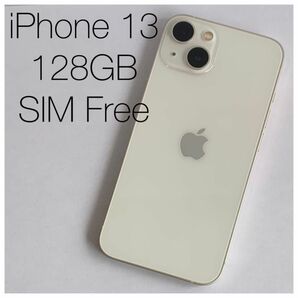 iPhone 13 128GB SIMフリー ホワイト・スターライト　バッテリー89％