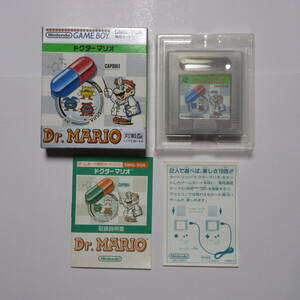 GB ゲームボーイ Dr.MARIO ドクターマリオ NINTENDO 任天堂 GAMEBOY 箱・説明書あり 動作確認済み