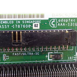 Adaptec AAA-131U2 SGL PCI to U2 SCSI with Raid Coprocessor and Upgrade Cache Memory by Adaptec PCIカード動作確認済み#BB02361の画像4