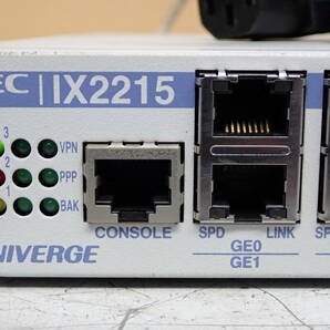 NEC UNIVERGE IX2215 日本製 本体 ギガビット回線 ルーター 8ポート スイッチングハブ 無線LAN 動作確認済み#BB01045の画像2