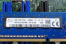 FUJITSU PRIMERGY TX1320 M1 用 マザーボード xeon E3-1220V3 CPU 3.10Ghz SKhynix メモリ 4GB SATAケーブル付き 動作確認済み#BB02404_画像6