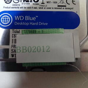 使用 292回2160時間 Western Digital Blue WD10EZEX-22BN5A0 1TB HDD 1000GB フォーマット確認のみ#BB02012の画像9