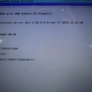 ACER ASPIRE ES1-523/524 series N16C2 AMD E1-7010 1.5GHz 2GBメモリ HDD無し 通電確認のみ#BB0772の画像4