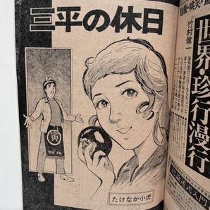 ビッグコミック 1972/2/25号★ 奇子/手塚治虫/さそり/篠原とおる/灰色の逃亡者/石越国雄/三平の休日/たけなか虎/漫画/コミックの画像4