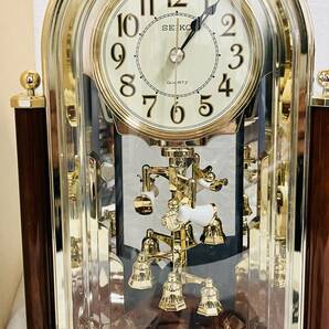 ♪・・♪・セイコー クオーツクロック 回転飾りつき置時計 BY 508 Bの画像2