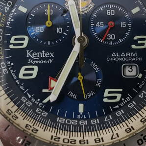 Kentex Skyman IV 101/200 ブルーインパルス 【不動品】 腕時計 激安１円スタートの画像4