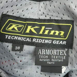 未使用◆KLIM ライディング パンツ メンズ 38 赤黒 バイク ARMORTEX ナイロン製 メッシュ テクニカルライディングウェア クライム〇4-224yの画像9