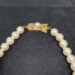 ミキモト ブレスレッド K14 MIKIMOTO 刻印あり アコヤ真珠 アコヤパール あこや真珠 パール パールアクセサリー 1円スタートの画像6