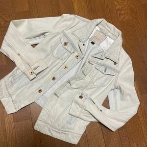 ユーズド♪G-STAR RAW≪ジースターロウ≫♪ ユーズド加工　デニムジャケット♪サイズXS♪