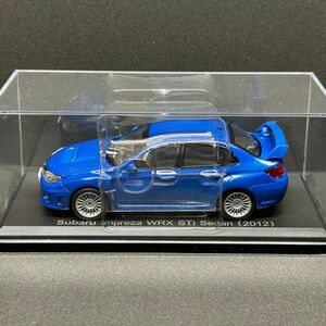 国産名車コレクション 1/43 スバル インプレッサ WRX STI セダン 2012 ブルー 新品 未開封