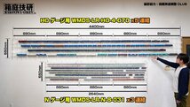 【2セット】鉄道模型Nゲージ用組立式壁掛けディスプレイケースLタイプ8段x奥行31mm　W880xD39xH550_画像8