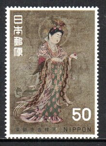 Stamp Yakushiji Temple Kichi Shoten 1 Национальная серия сокровищ
