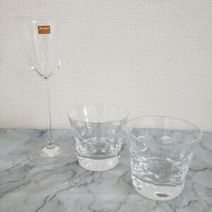 Baccarat バカラ ベルーガ ロックグラス クリスタル タンブラー ペアグラス　ワイン　シャンパン　グラス　まとめ