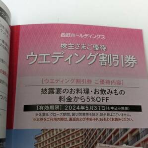 【西武ホールディングス】株主優待冊子/内野指定席引換券5枚/2024年5月末期限の画像5