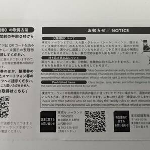 【東京サマーランド】株主優待券 ご招待券 2024年10月14日期限 春秋限定の画像2