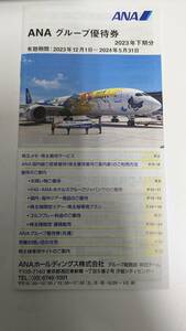 【全日空】ANA株主優待冊子　2024年5月末期限