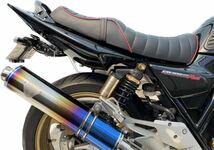 最新！赤パイピング&赤スティッチベルト アンコ抜きタックロールシート ホンダ CB400SF SB NC39 NC42最終 高品質 ロングツーリング 防水_画像2