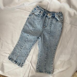 【新品未使用】しまむら RELA. フレアデニムパンツ ZARA ジーンズ デニムパンツ カットオフ インディゴ