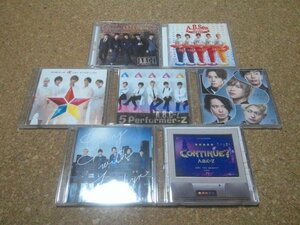 A.B.C-Z★CDアルバム・7セット★通常盤★（CONTINUE?・Going with Zephyr・VS5・5 Performer-Z・ABC STAR LINE・A.B.Sea Market 他）★