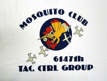 バズリクソンズ BUZZ RICKSON'S BR79345「MOSQUITO CLUB/モスキートクラブ」ミリタリー 半袖Tシャツ ホワイト 新品 Lサイズ_画像2