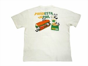 パンディエスタ PANDIESTA 半袖Tシャツ 554354 フレッシュサンド プリント ポケットTシャツ ホワイト Lサイズ 新品