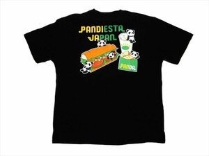 パンディエスタ PANDIESTA 半袖Tシャツ 554354 フレッシュサンド プリント ポケットTシャツ ブラック XXLサイズ 新品