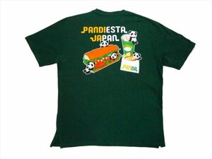 パンディエスタ PANDIESTA 半袖Tシャツ 554354 フレッシュサンド プリント ポケットTシャツ グリーン XLサイズ 新品