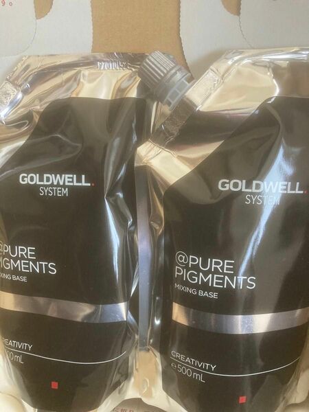 GOLDWELL SYSTEM @PURE PIGMENTS ピュアピグメント　2剤　500ml ×2個