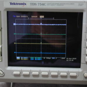  ◎ Tektronix デジタルオシロ TDS 754C 500M 動作品 ◎の画像5