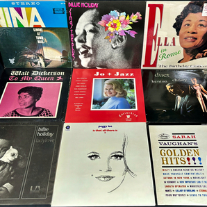 全て輸入盤 ジャズ 女性ボーカル 9枚 LP レコード まとめてセット 0423 サラヴォーン エラフィッツジェラルド ビリーホリデイ ペギーリーの画像1