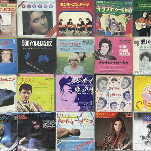 洋楽 EPレコード 180枚 大量セット 見本盤 / サイン入りあり 0426 ナンシーシナトラ シルヴィバルタン シンディローパー ビージーズ の画像5