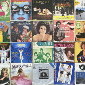 洋楽 EPレコード 180枚 大量セット 見本盤 / サイン入りあり 0426 ナンシーシナトラ シルヴィバルタン シンディローパー ビージーズ の画像2