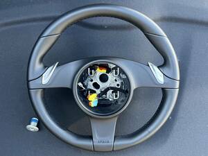 *Porsche Porsche Cayman Boxster 987| original leather steering gear |991.347.803.39 *