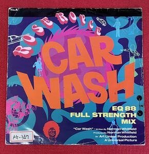 Rose Royce / Car Wash ( Full Strength Mix) 12inch盤その他にもプロモーション盤 レア盤 人気レコード 多数出品。