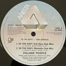 Village People / In the Navy 人気リミックス12inch盤その他にもプロモーション盤 レア盤 人気レコード 多数出品。_画像3