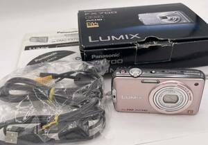 Panasonic パナソニック LUMIX DMC-FX700 ピュアピンクゴールド バッテリー・充電器付き 【HNJ058】