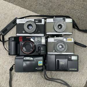 OLYMPUS フィルムカメラ まとめ 6台 オリンパス TRIP35 PEN EE EES-2 AZ-100 連ZOOM OZ-1 AF-1 動作未確認 ジャンク コンパクトカメラ 