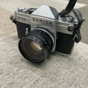 KONICA FM コニカ 一眼レフカメラ フィルムカメラ/カメラレンズ HEXANON 1:1.8 f=52mm KONISHIROKU 空シャッターOK