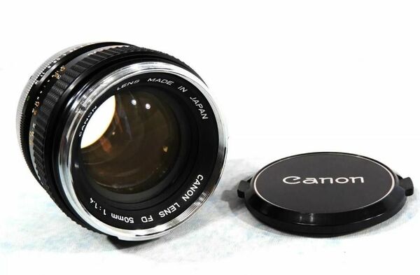 希少！ キヤノン｢ CANON FD 50㎜ f1.4 銀枠レンズ｣美品！