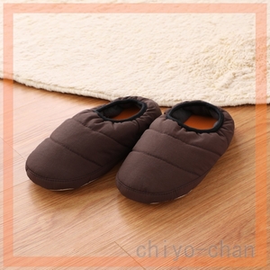 o-la bedrock warm ... pair hot water feeling room shoes Brown L 12-747762004