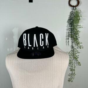 61＊BLACK KAVIAR　BLACK　キャップ