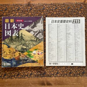 最新日本史図表 四訂版 ☆ 日本史 史料 # 第一学習社 ♪