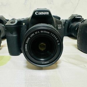 （371）CANON EOS 60D キャノン デジタル一眼レフカメラ まとめ6個 動作確認済みの画像9