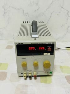 （369）LEADER 直流電源 DC電源 836-3D 動作確認済み　日本製品