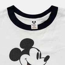 70〜80s Disney Mickey Mouse リンガーTシャツ [XL]（70年代ヴィンテージ・ディズニーTシャツ／ミッキーマウス・トリムT／在原みゆ紀）_画像3